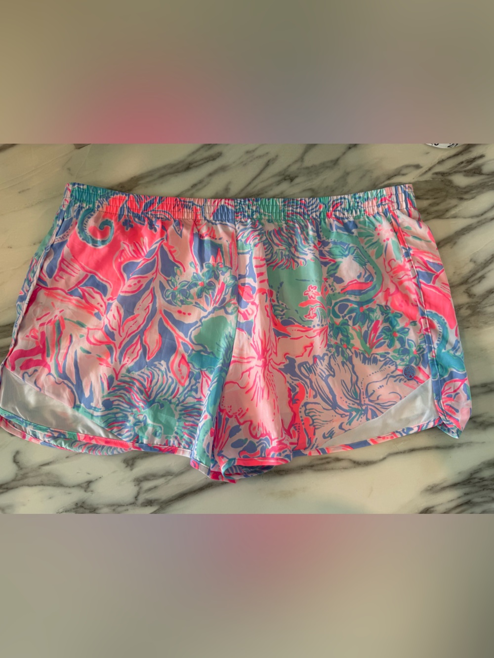 Lilly Pulitzer Luxletic Ocean Trail Shorts